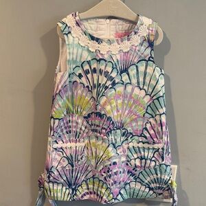 Lilly Pulitzer Multicolor Shell Print Kids Dress